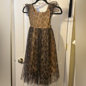 Beautiful leopard Tulle dress